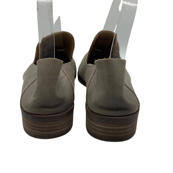 Lucky Brand Cahill Leather Slip-On Loafers Women Size 8 Taupe - Picture 6 of 8